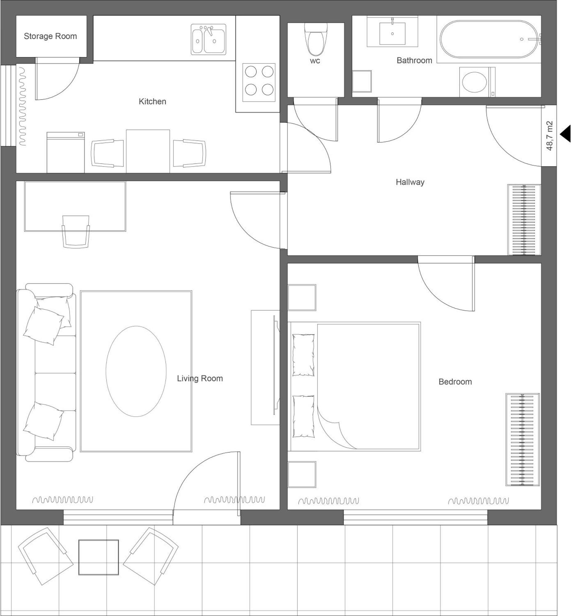 New Colorful Apartment With Big Balcony ブラチスラヴァ エクステリア 写真